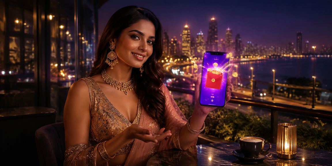 Teen Patti player enjoying animations on mobile device in Mumbai Bandra